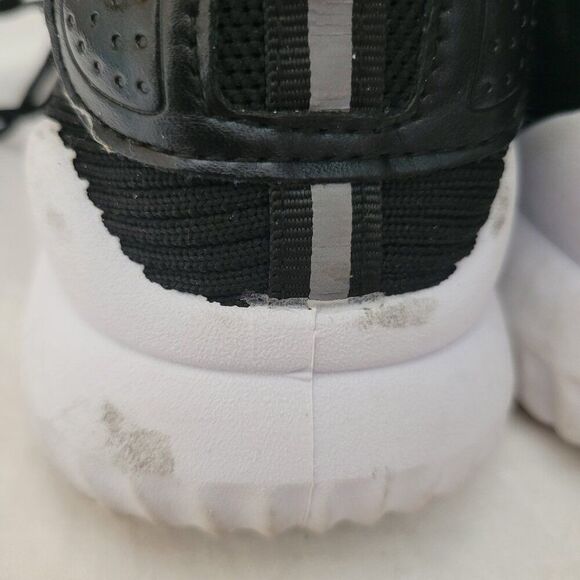 Danskin Shoes Women's Stunt Memory Foam Sz 8 Black White Vegan Lace-up Sneaker - Picture 6 of 12